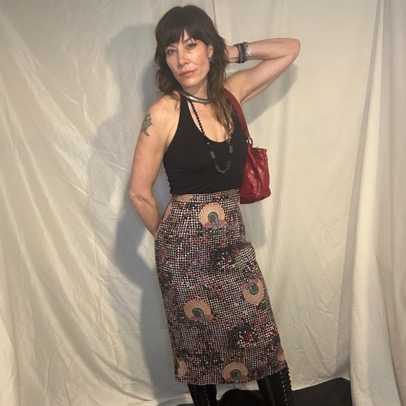 Vintage Red Leather handbag Sas - Picture 5 of 16